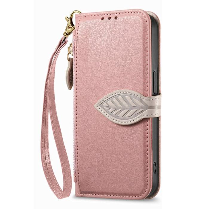 OEM - Mobilfodral för Samsung Galaxy S26 Plus Magnetiskt Konstläder - Roséguld