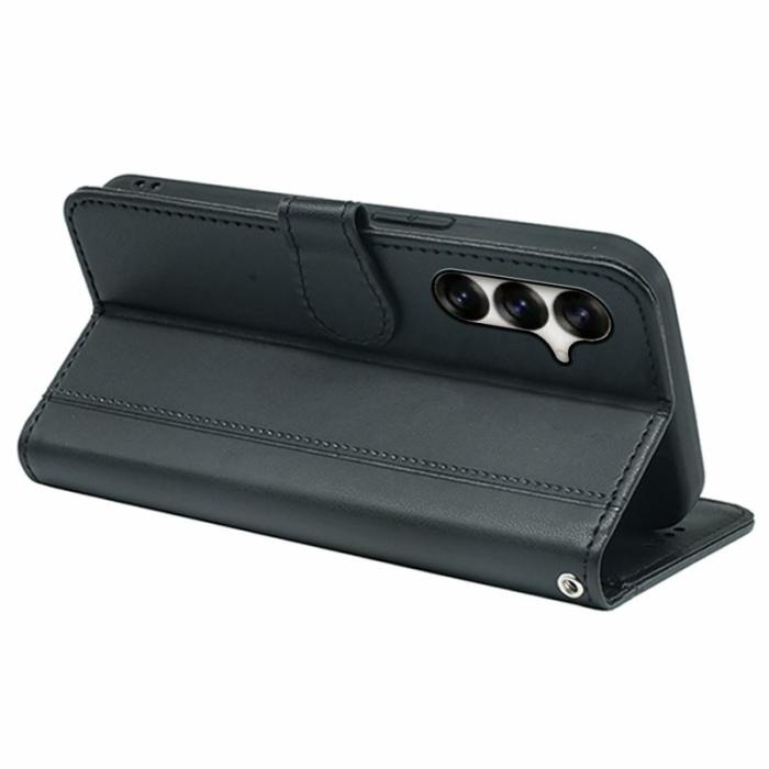 OEM - Plånboksfodral för Samsung Galaxy S26 Plus Magnetiskt Konstläder - Svart