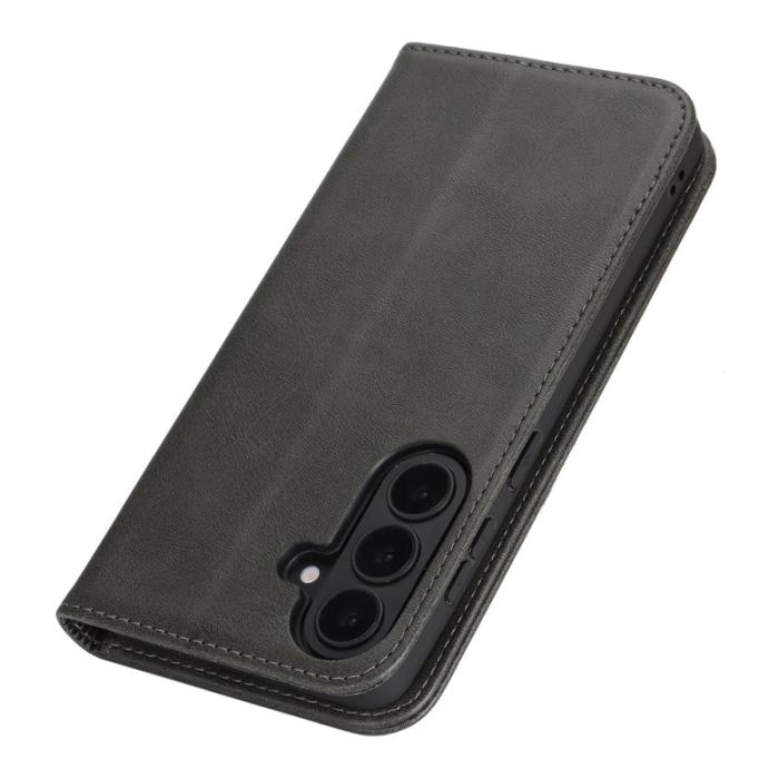 OEM - Mobilfodral för Samsung Galaxy S26 Plus Magnetiskt Konstläder - Svart