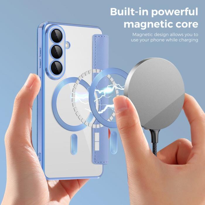 OEM - Mobilfodral för Samsung Galaxy S26 Plus Magnetiskt RFID - Blå