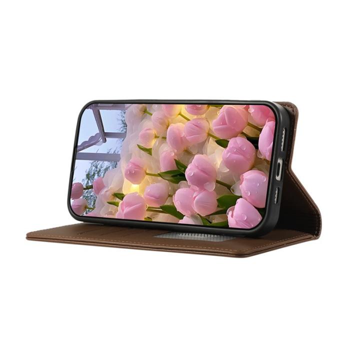 OEM - Plånboksfodral för Samsung Galaxy S26 Plus RFID Blocking - Brun