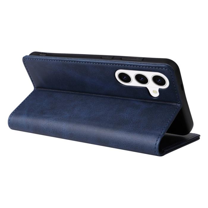 OEM - Plånboksfodral för Samsung Galaxy S26 Plus RFID Blocking Konstläder - Blå