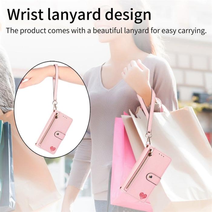 OEM - Plånboksfodral för Samsung Galaxy S26 Plus RFID Blocking - Rosa