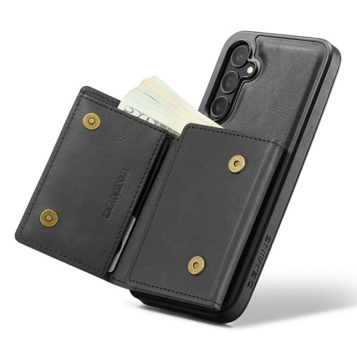 DG.MING - DG.Ming Plånboksfodral för Samsung Galaxy S26 Plus RFID Blocking - Svart