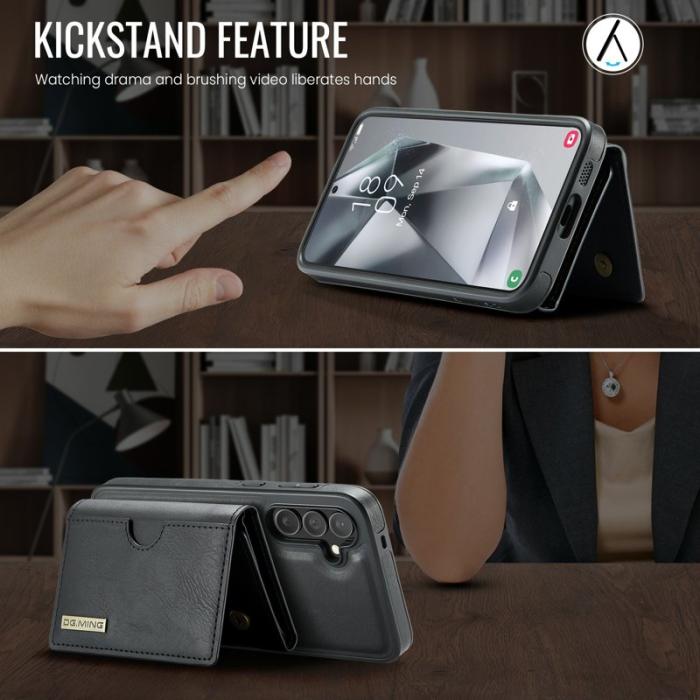 DG.MING - DG.Ming Plånboksfodral för Samsung Galaxy S26 Plus RFID Blocking - Svart