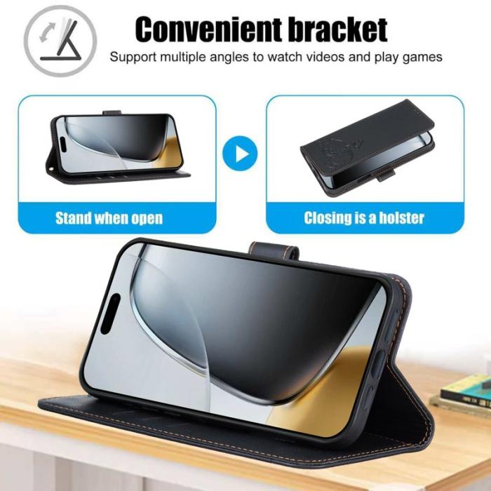 OEM - Plånboksfodral för Samsung Galaxy S26 Plus RFID Blocking - Svart