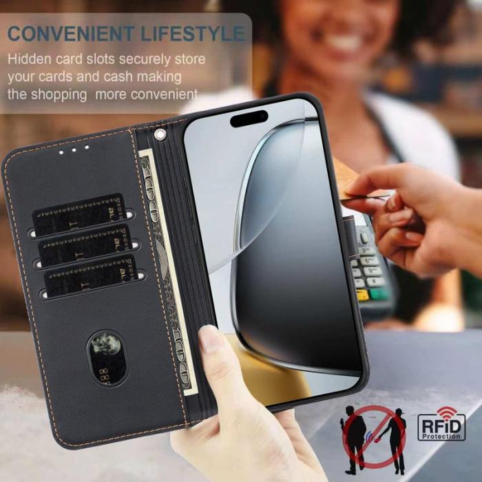 OEM - Plånboksfodral för Samsung Galaxy S26 Plus RFID Blocking - Svart