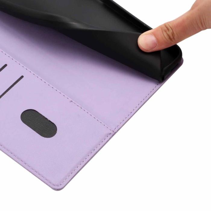 OEM - Plånboksfodral för Samsung Galaxy S26 Plus Ställfunktion Konstläder - Lila