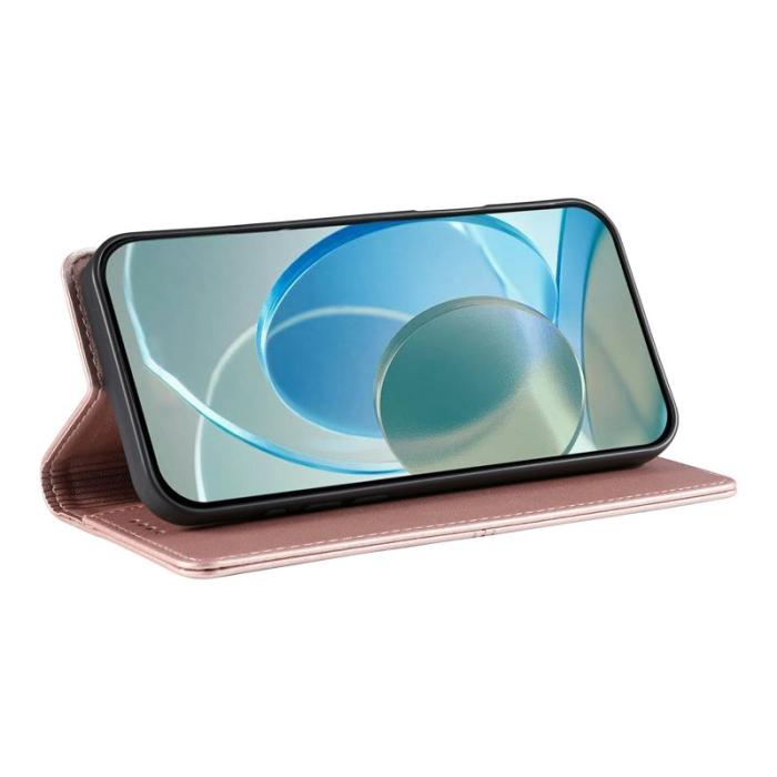 OEM - Plånboksfodral för Samsung Galaxy S26 Plus Ställfunktion Konstläder - Rosa