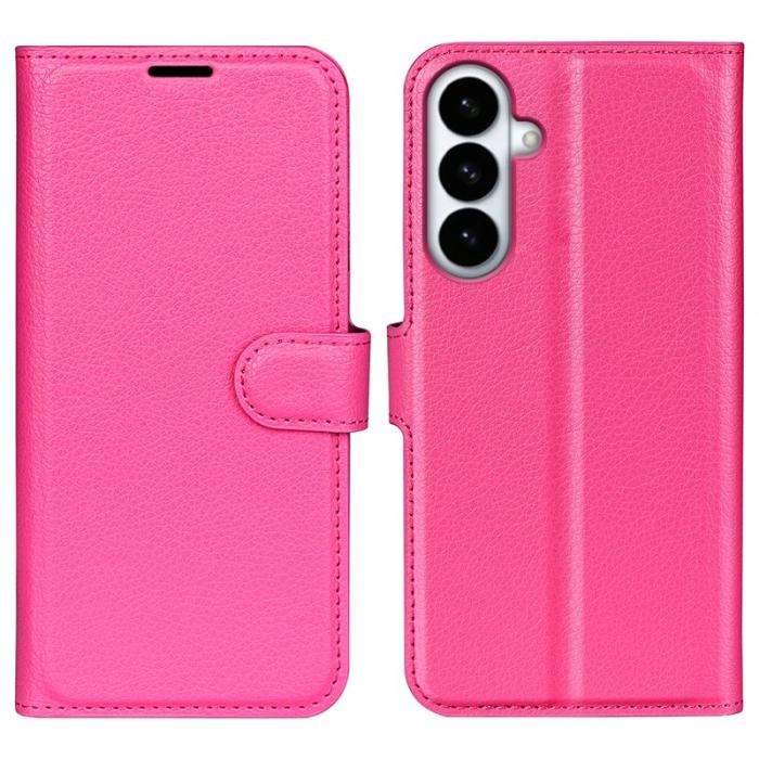 OEM - Plånboksfodral för Samsung Galaxy S26 Plus Stativ Konstläder - Rosa