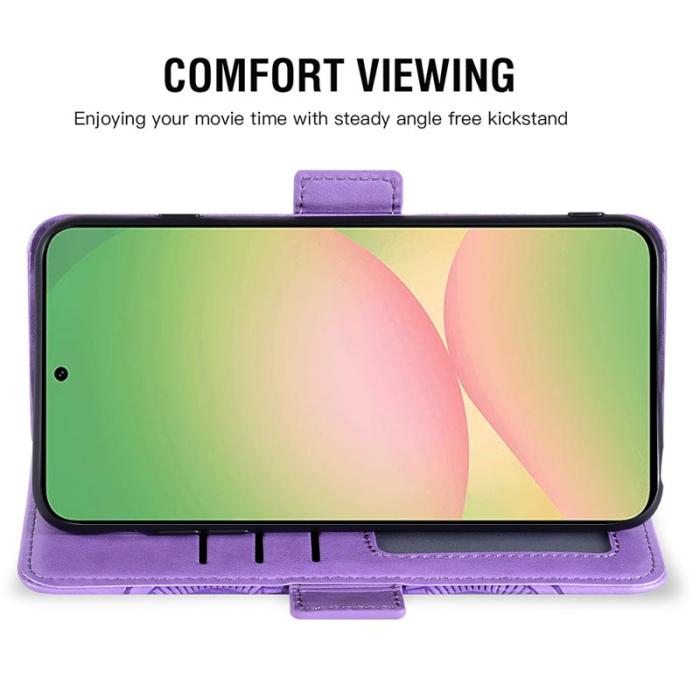 OEM - Plånboksfodral för Samsung Galaxy S26 Plus TKonstläder - Lila