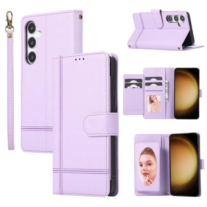 OEM - Mobilfodral för Samsung Galaxy S26 Plus TKonstläder - Lila