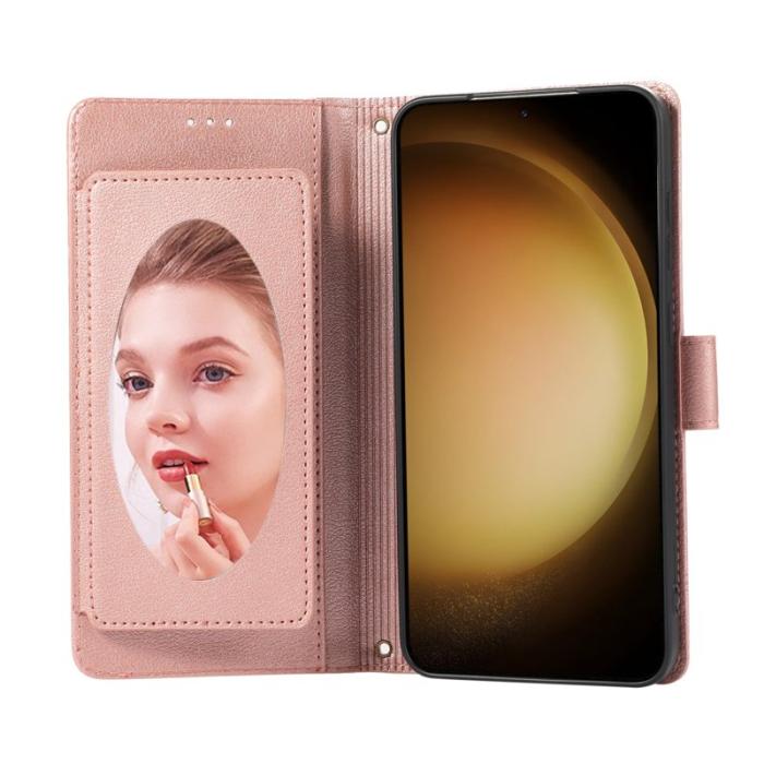 OEM - Mobilfodral för Samsung Galaxy S26 Plus TKonstläder - Roséguld