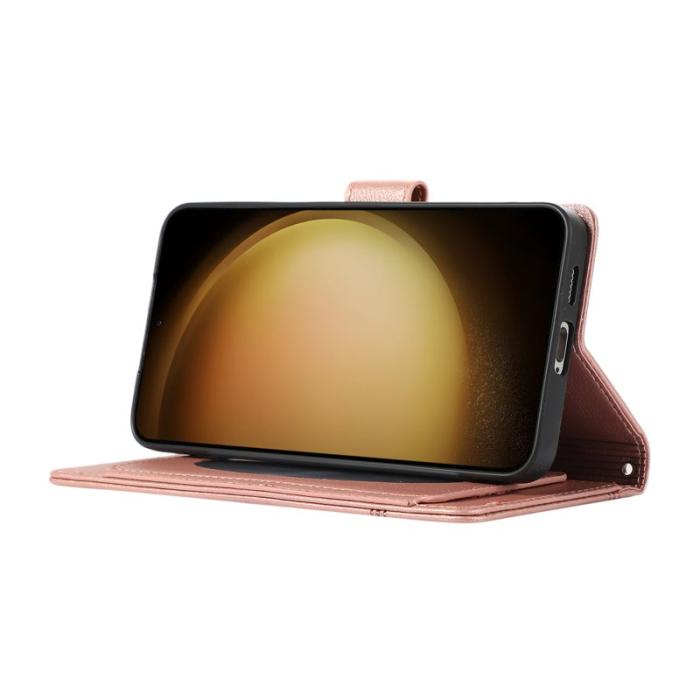 OEM - Mobilfodral för Samsung Galaxy S26 Plus TKonstläder - Roséguld