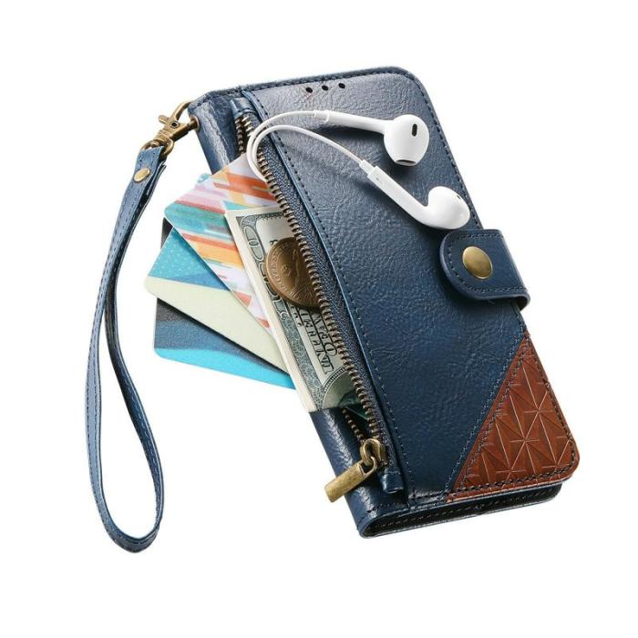 OEM - Mobilfodral för Samsung Galaxy S26 TPU + Konstläder - Blå