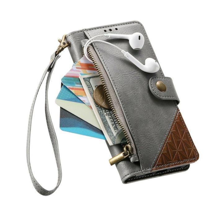 OEM - Mobilfodral för Samsung Galaxy S26 TPU + Konstläder - Grå