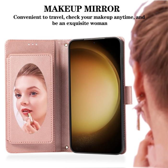 OEM - Mobilfodral för Samsung Galaxy S26 TKonstläder - Roséguld