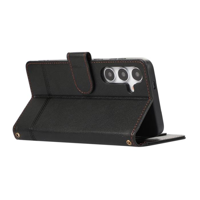 OEM - Mobilfodral för Samsung Galaxy S26 TKonstläder - Svart