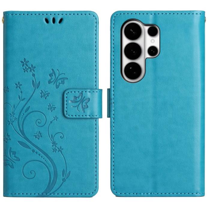 OEM - Plånboksfodral för Samsung Galaxy S26 Ultra Konstläder - Blå