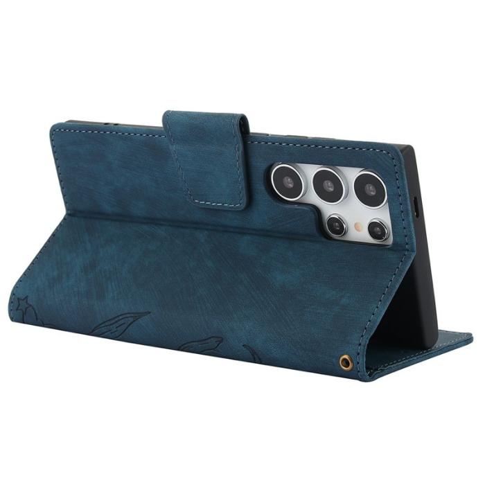 OEM - Plånboksfodral för Samsung Galaxy S26 Ultra Konstläder - Blå