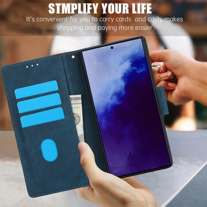 OEM - Plånboksfodral för Samsung Galaxy S26 Ultra Konstläder - Blå