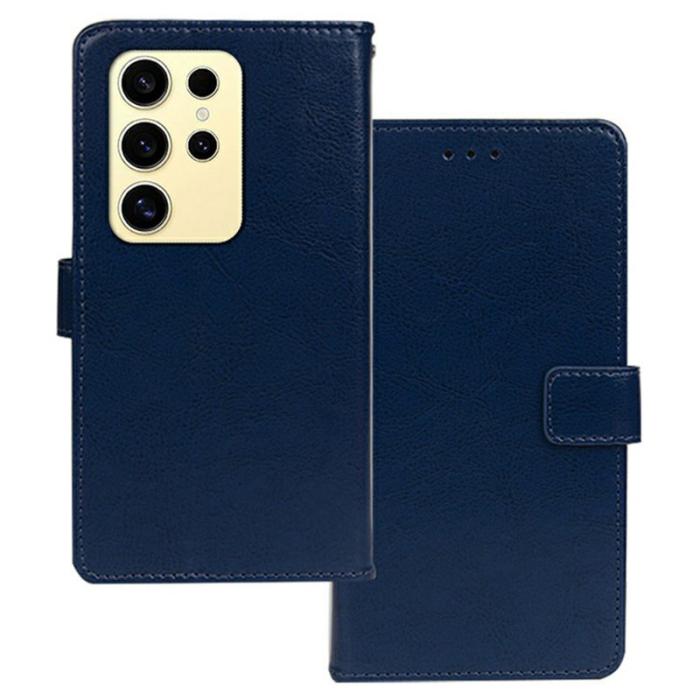 IDEWEI - IDEWEI Plånboksfodral för Samsung Galaxy S26 Ultra Konstläder - Blå