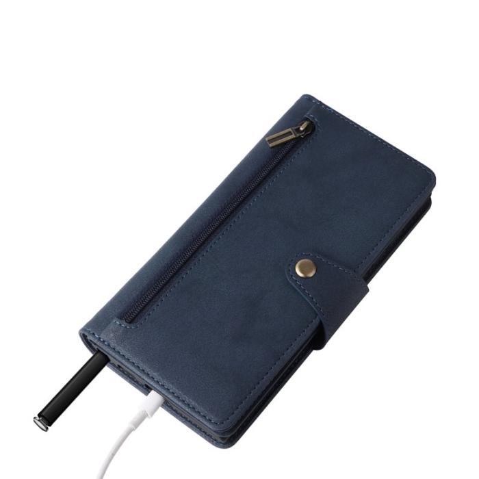 OEM - Plånboksfodral för Samsung Galaxy S26 Ultra Konstläder - Blå