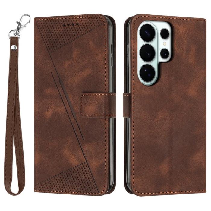 OEM - Mobilfodral för Samsung Galaxy S26 Ultra Konstläder - Brun