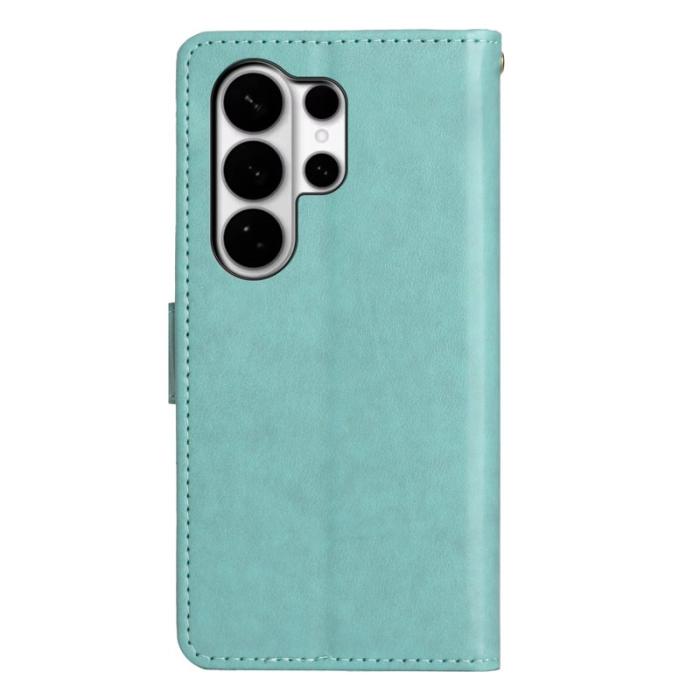 OEM - Plånboksfodral för Samsung Galaxy S26 Ultra Konstläder - Grön