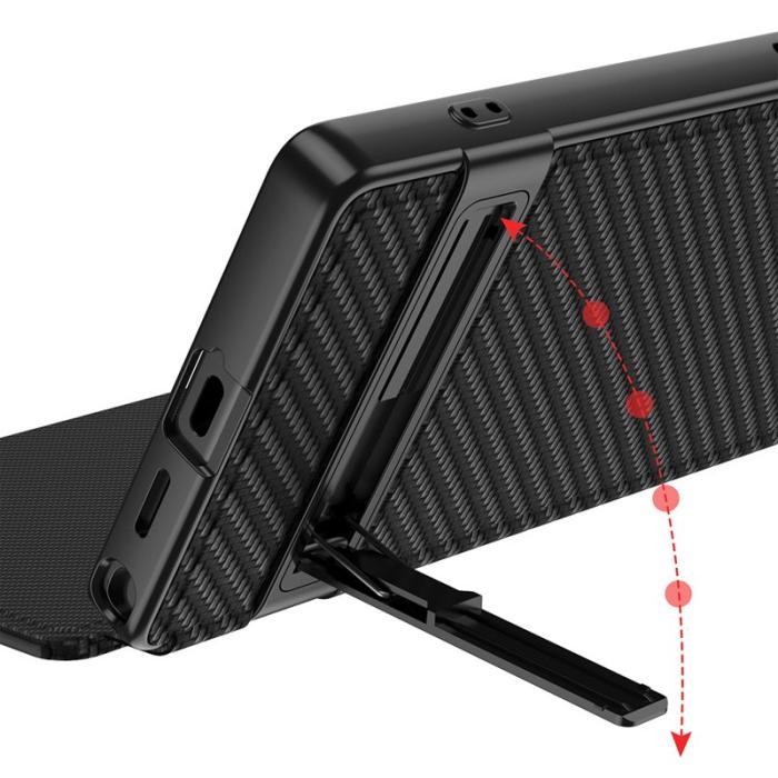 GKK - GKK Mobilfodral för Samsung Galaxy S26 Ultra Konstläder Kickstand - Lila