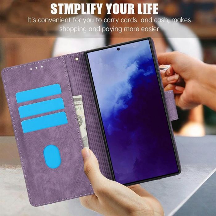 OEM - Plånboksfodral för Samsung Galaxy S26 Ultra Äkta läder - Lila