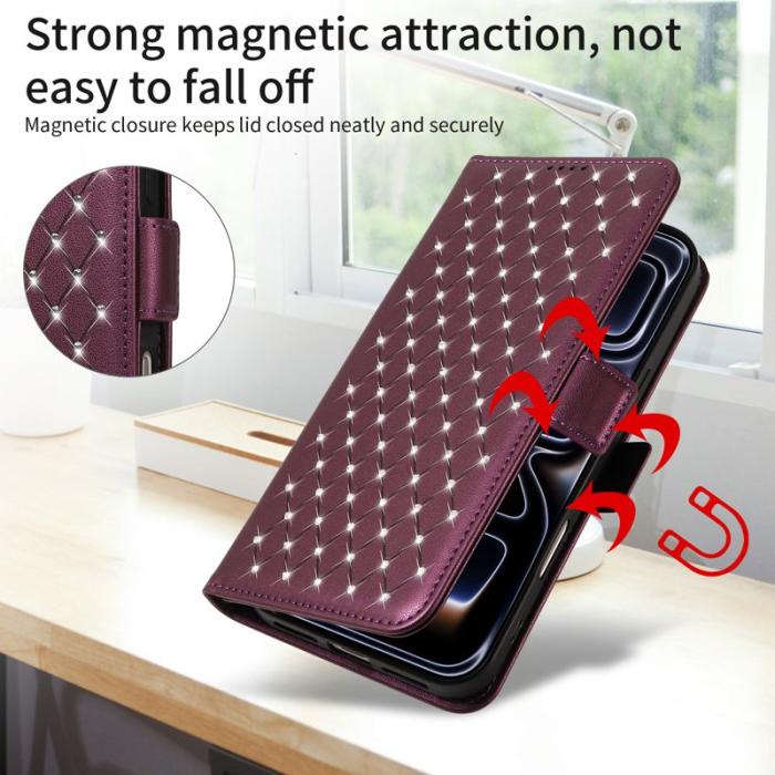 OEM - Plånboksfodral för Samsung Galaxy S26 Ultra Äkta läder - Lila