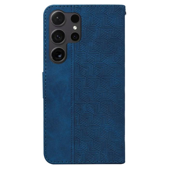 OEM - Plånboksfodral för Samsung Galaxy S26 Ultra Konstläder med handledsrem - Blå