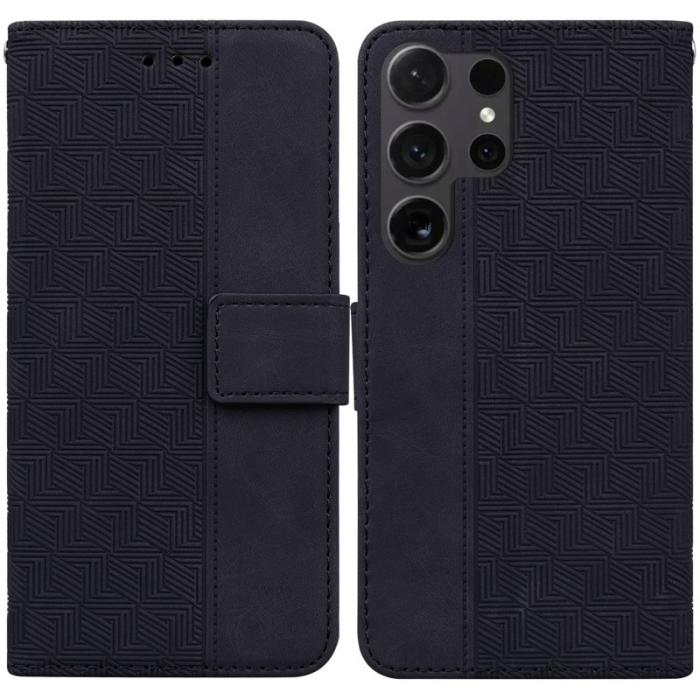 OEM - Plånboksfodral för Samsung Galaxy S26 Ultra Konstläder med handledsrem - Svart