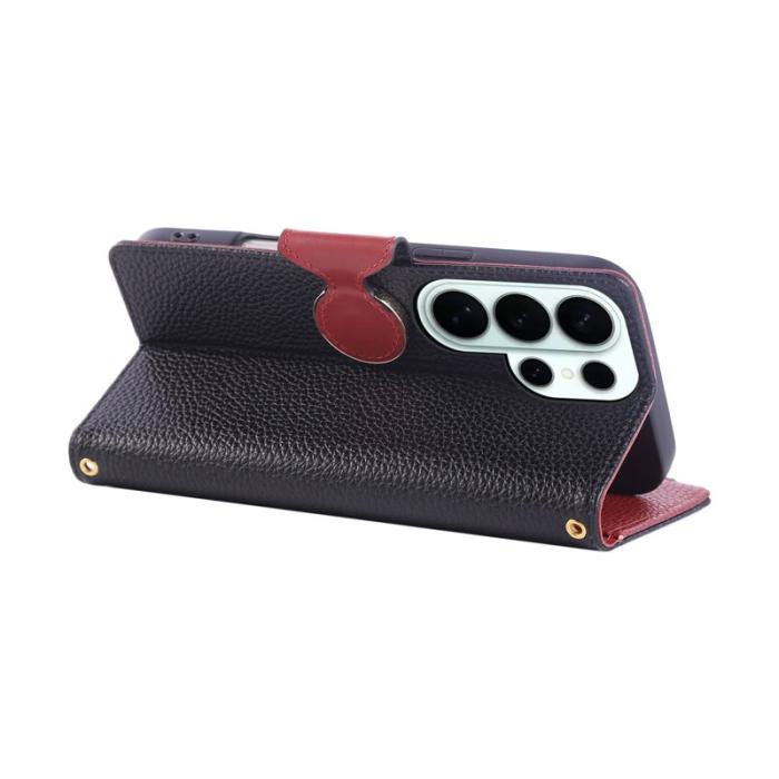 OEM - Plånboksfodral för Samsung Galaxy S26 Ultra Konstläder med handledsrem - Svart