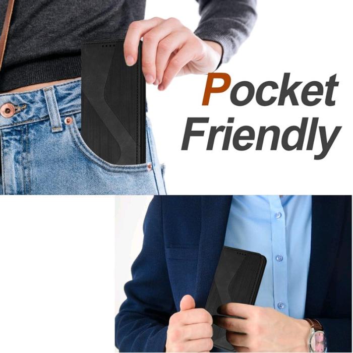 OEM - Plånboksfodral för Samsung Galaxy S26 Ultra Konstläder med ställ - Svart