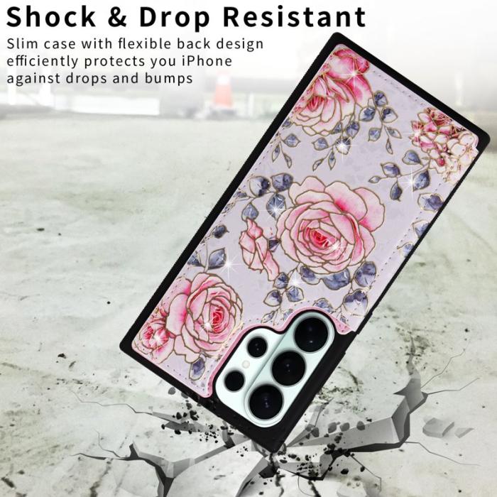 OEM - Mobilfodral för Samsung Galaxy S26 Ultra Äkta läder RFID - Rosa