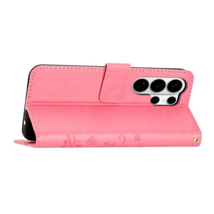 OEM - Plånboksfodral för Samsung Galaxy S26 Ultra Konstläder - Rosa