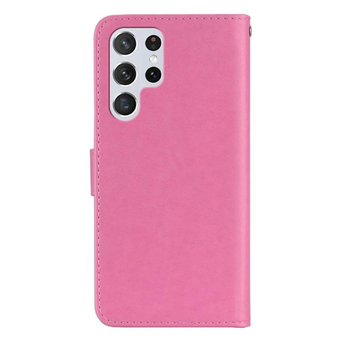 OEM - Plånboksfodral för Samsung Galaxy S26 Ultra Konstläder - Rosa