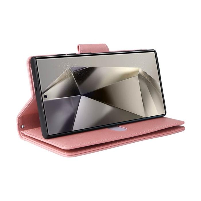 OEM - Plånboksfodral för Samsung Galaxy S26 Ultra Äkta läder - Roséguld