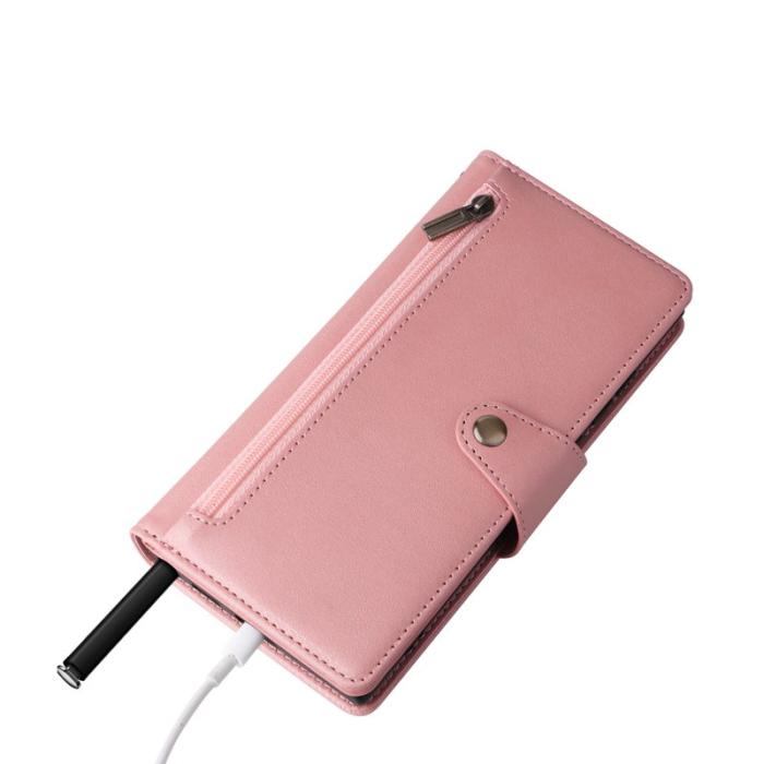 OEM - Plånboksfodral för Samsung Galaxy S26 Ultra Äkta läder - Roséguld