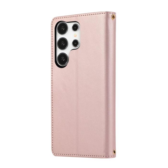 OEM - Mobilfodral för Samsung Galaxy S26 Ultra Konstläder - Roséguld