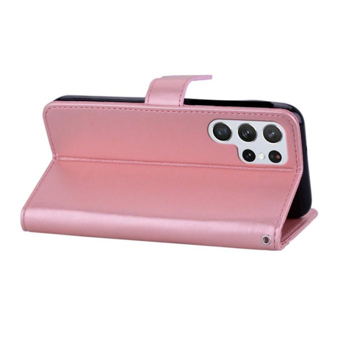 OEM - Plånboksfodral för Samsung Galaxy S26 Ultra Konstläder - Roséguld