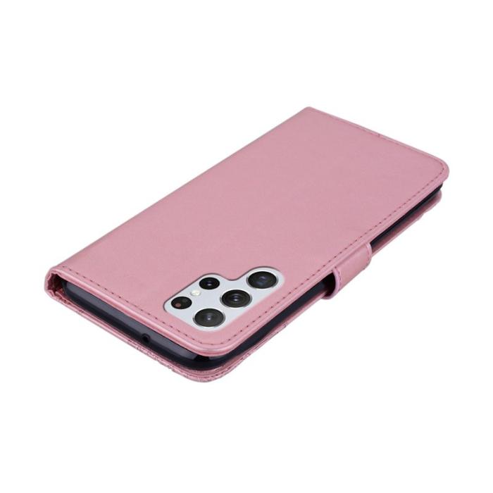 OEM - Plånboksfodral för Samsung Galaxy S26 Ultra Konstläder - Roséguld