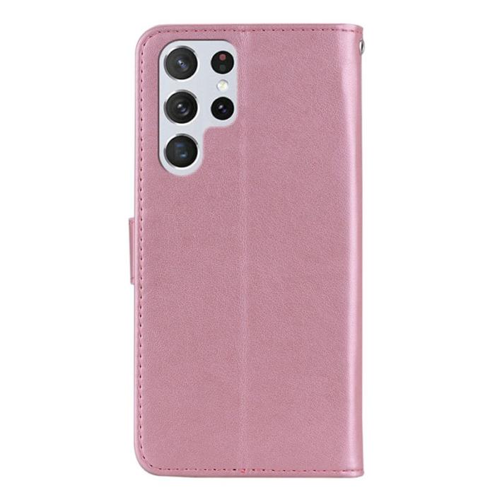 OEM - Plånboksfodral för Samsung Galaxy S26 Ultra Konstläder - Roséguld