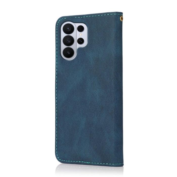 OEM - Plånboksfodral för Samsung Galaxy S26 Ultra Konstläder Ställ - Blå