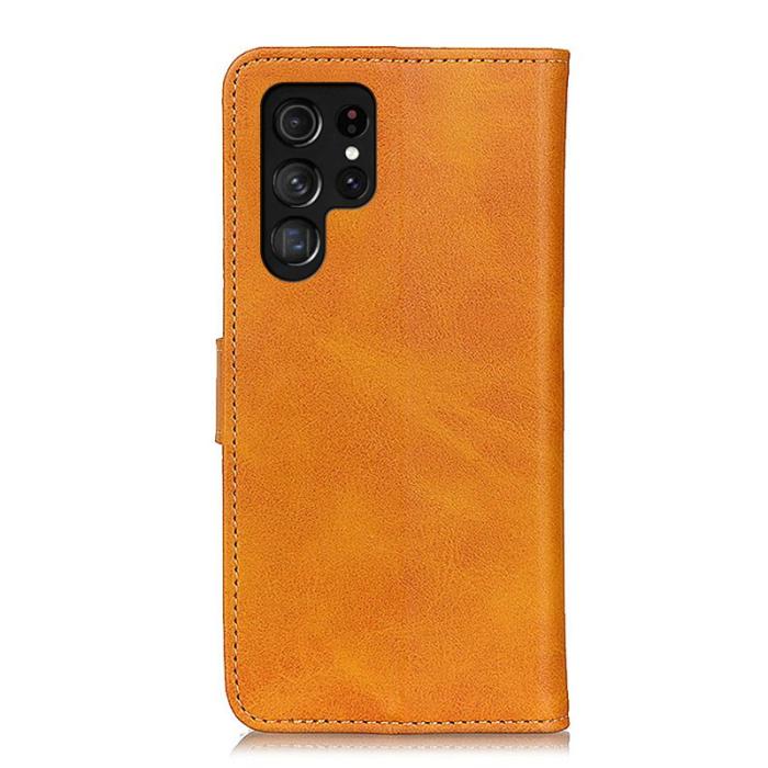 OEM - Plånboksfodral för Samsung Galaxy S26 Ultra Konstläder Ställ - Brun