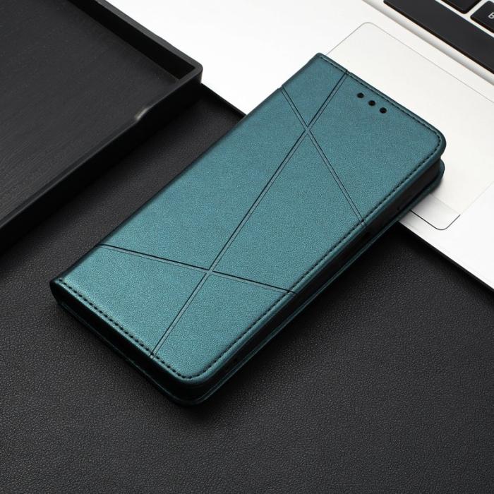 OEM - Plånboksfodral för Samsung Galaxy S26 Ultra Äkta läder Ställ - Grön