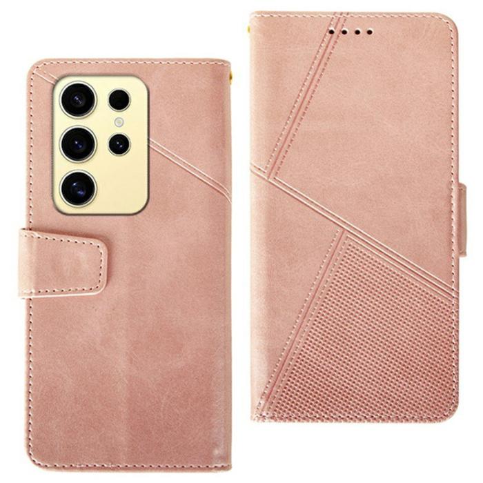 IDEWEI - IDEWEI Plånboksfodral för Samsung Galaxy S26 Ultra Konstläder Ställ - Rosa