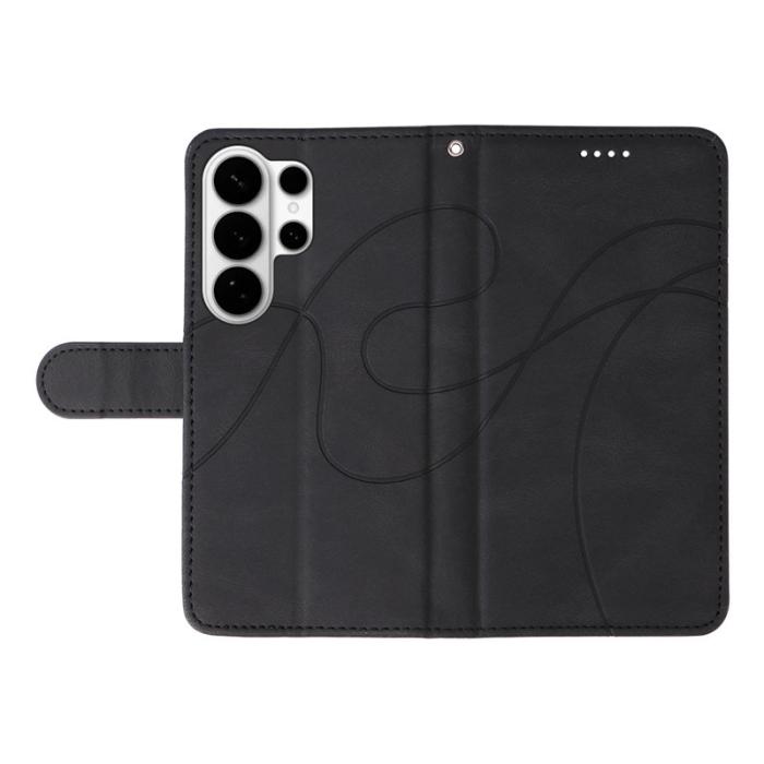 OEM - Plånboksfodral för Samsung Galaxy S26 Ultra Konstläder Ställ - Svart